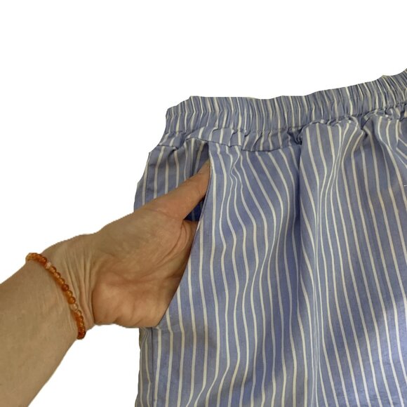 Women’s Stripe Short Set, Size M - Picture 6 of 10